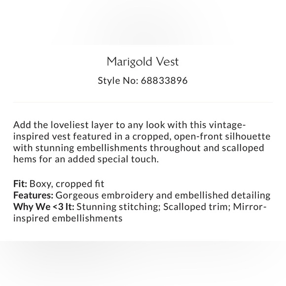 NWT Free People Marigold Vest - Picture 4 of 7